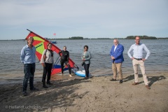 Nunspeet - Opening 2e fietsveer en proefstrandje.